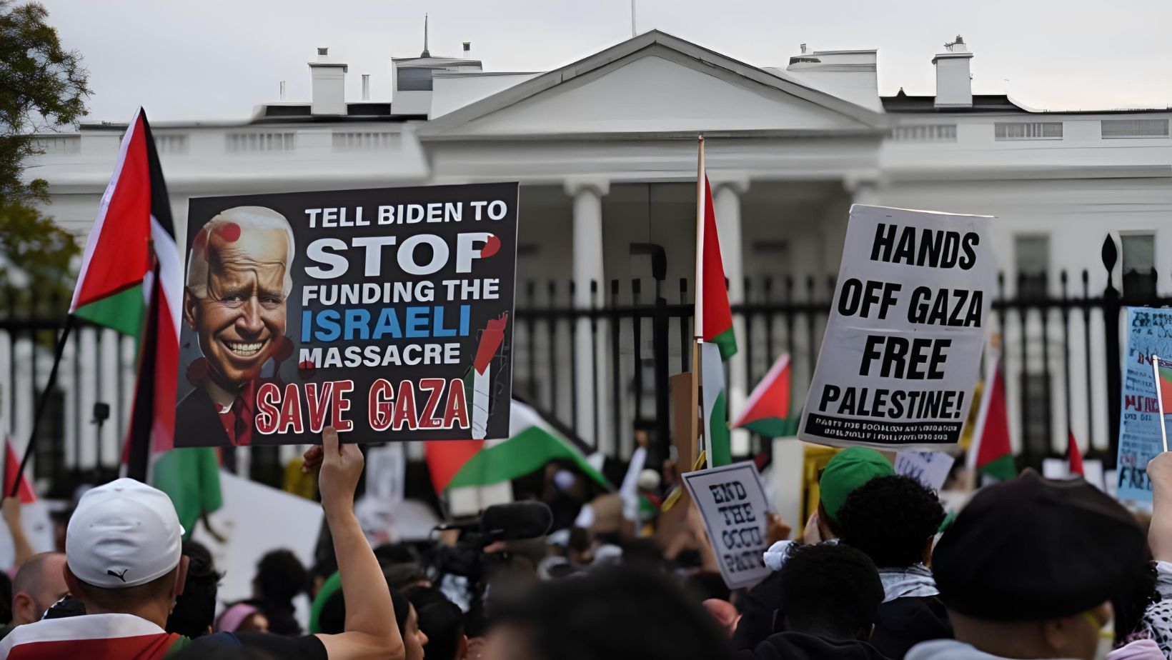 الاحتجاجات الأمريكية علي ما يحدث في غزة