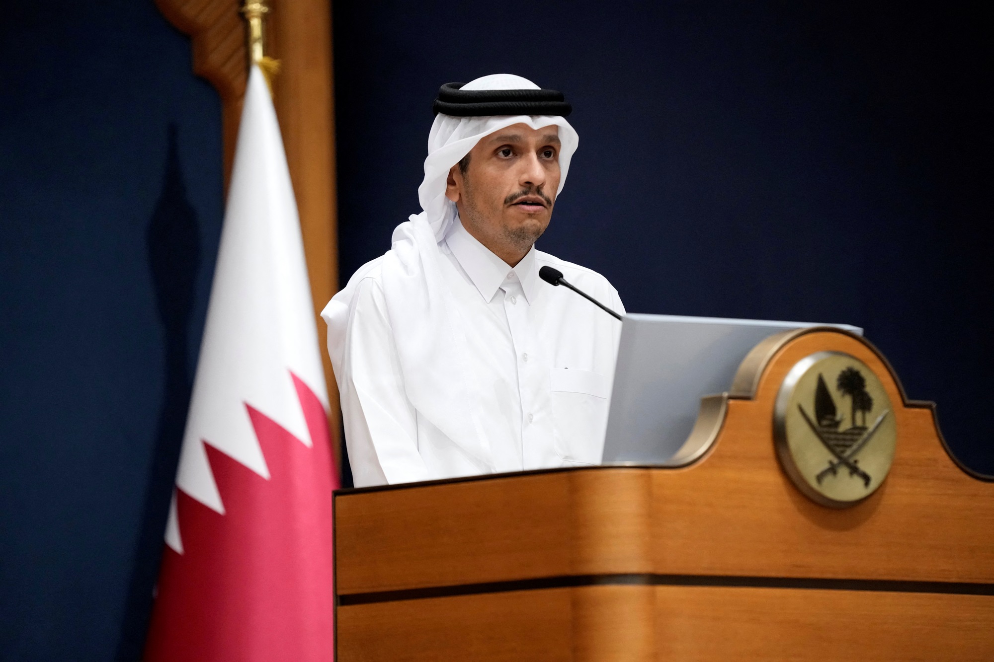 رئيس الوزراء وزير الخارجية القطري، الشيخ محمد بن عبد الرحمن آل ثاني