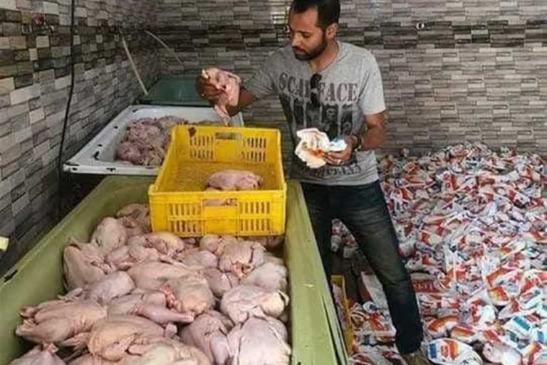 تقدر بـ130 مليون جنيه.. ضبط مليون كيلو فراخ فاسدة بدمياط .