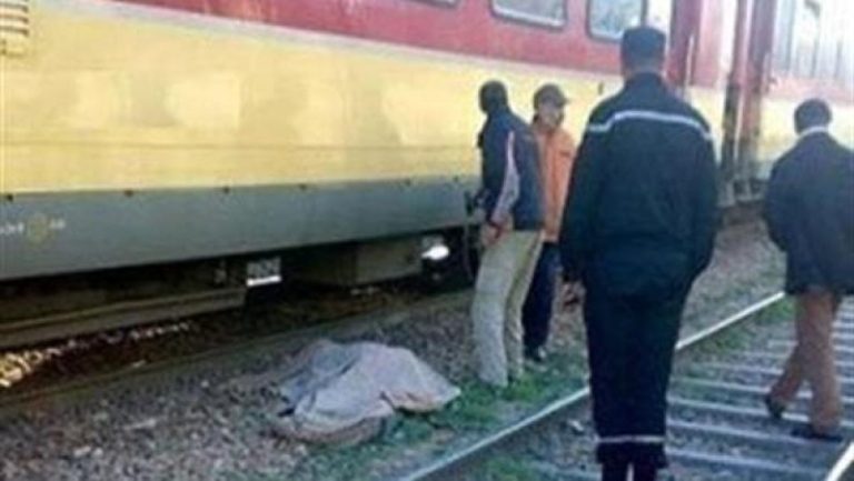مصرع شاب تحت عجلات القطار في قرية الأباظية بالشرقية