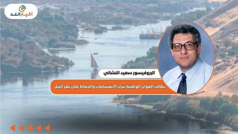البروفيسور سعيد النشائي يطالب القوى الوطنية بالتوحد وترك الانقسامات