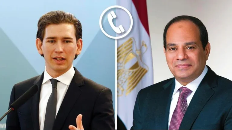 مصر والنمسا يبحثان وقف التصعيد العسكري في قطاع غزة