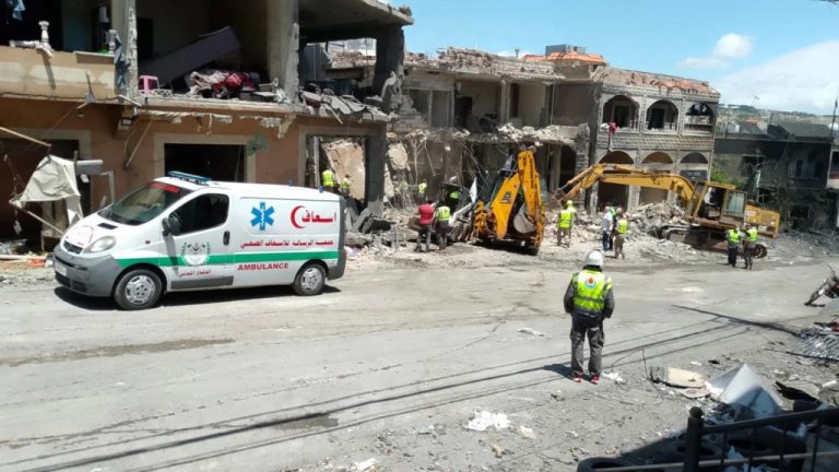 مجزرة ميس الجبل: مقتل 4 مدنيين وجرح العديد من المدنيين في غارة جوية إسرائيلية