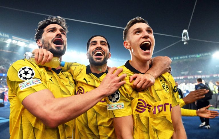 دورتموند يتطلع للمجد الأوروبي الثالث بعد الفوز على باريس سان جيرمان