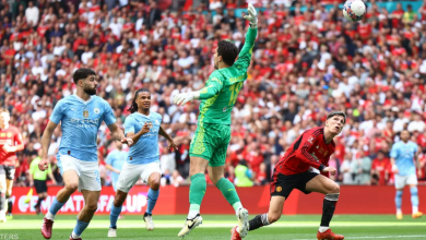 مانشستر يونايتد بطل كأس الاتحاد الإنجليزي للمرة ال 13 في تاريخه على حساب السيتي