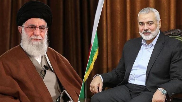 خامنئي يطمئن إسماعيل هنية : مخبر سيتبع سياسات وتوجهات رئيسي تجاه فلسطين.