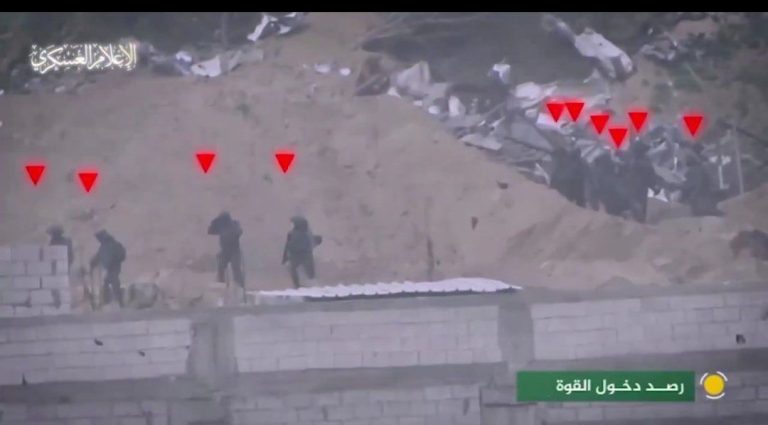 القسام تفجر مبنى تحصنت فيه قوة إسرائيلية