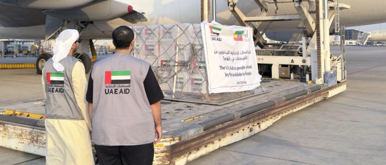 الإمارات ترسل مساعدات إنسانية لضحايا الأمطار في إثيوبيا