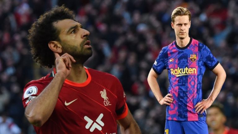 محمد صلاح التاسع وفرينكي دي يونج يتصدر قائمة اللاعبين الأعلى أجراً في أوروبا