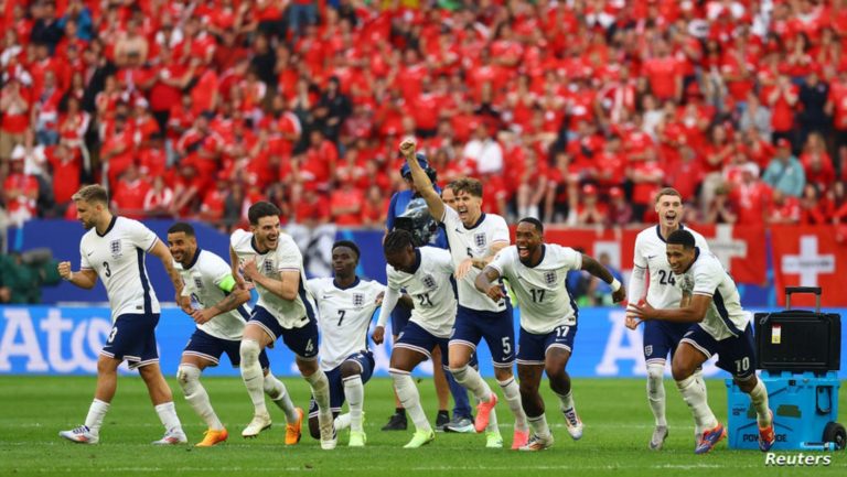 إنكلترا تتأهل إلى نصف نهائي يورو 2024 بعد فوزها على سويسرا بركلات الترجيح