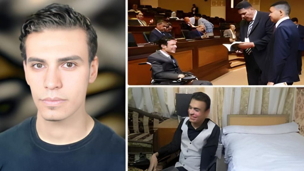 هشام نادي المعجزة المصرية التي تكتب بلسانها رغم الشلل