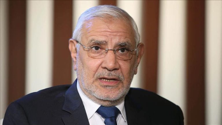 المحامي أحمد أبو العلا ماضي يتقدم ببلاغ للنائب العام حول ظروف احتجاز عبدالمنعم أبوالفتوح