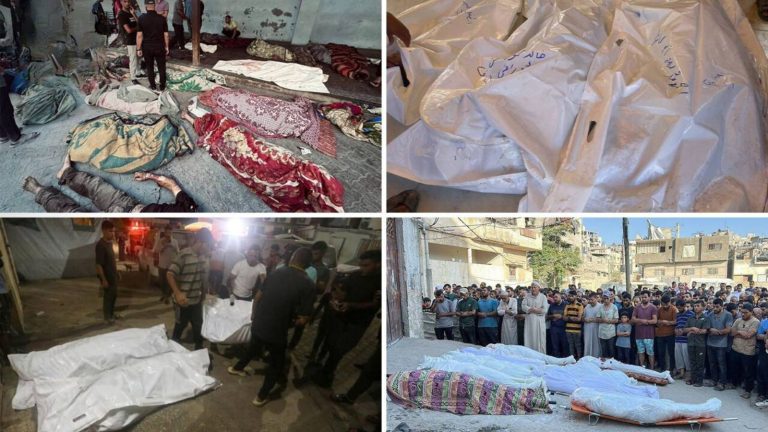 مجزرة التابعين هي ثالث أخطر مجزرة يرتكبها الاحتلال في مراكز الإيواء بغزة.