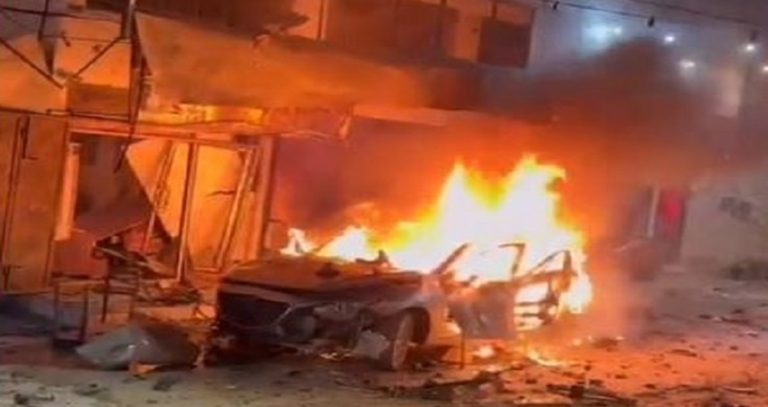  شهيدان بغارة للاحتلال استهدفت مركبة في جنين