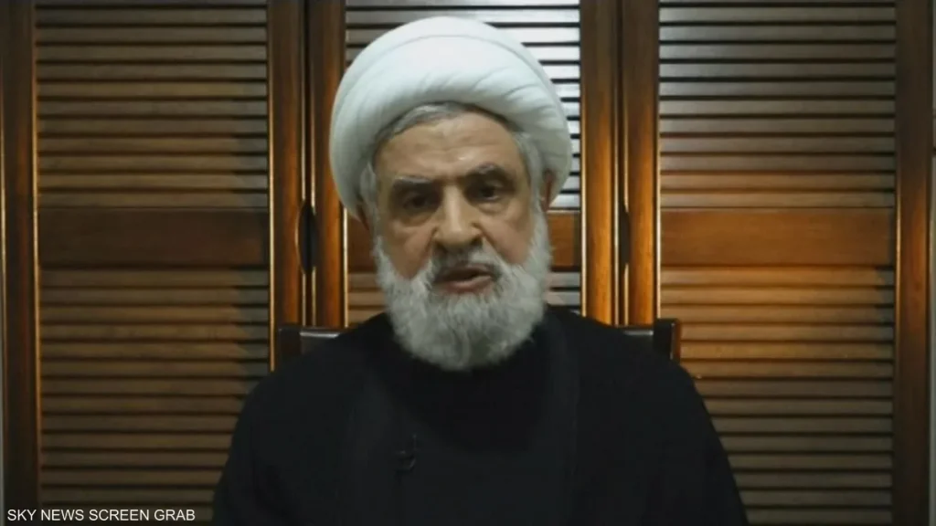 نعيم قاسم يكشف عن المرافقين لحسن نصر الله لحظة اغتياله