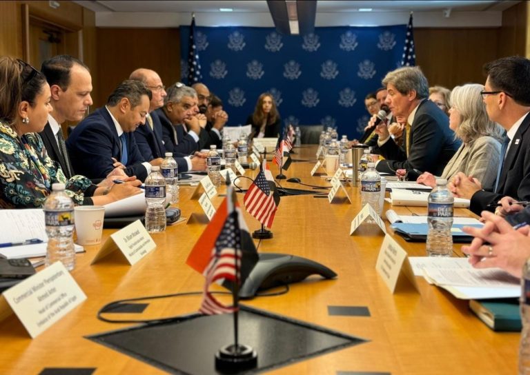 السفير سامح أبوالعينين يقود الوفد المصري في اجتماعات اللجنة الاقتصادية المصرية الأمريكية بواشنطن