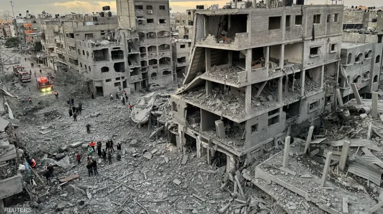 الجيش الإسرائيلي يعترف بتدمير 96 ألف منزل في غزة منذ بدء العدوان
