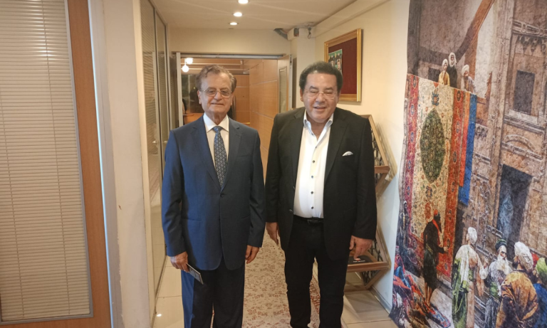 د. أيمن نور يستقبل وزير الخارجية اللبناني الأسبق عدنان منصور في إطار التواصل العربي