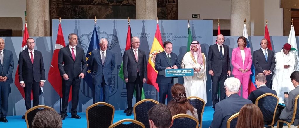 مجموعة مدريد تُطالب بوقف فوري لإطلاق النار في غزة