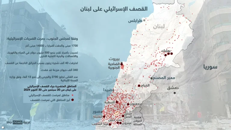 الجيش الإسرائيلي يصدر إنذارات بإخلاء 9 بلدات في جنوبي لبنان