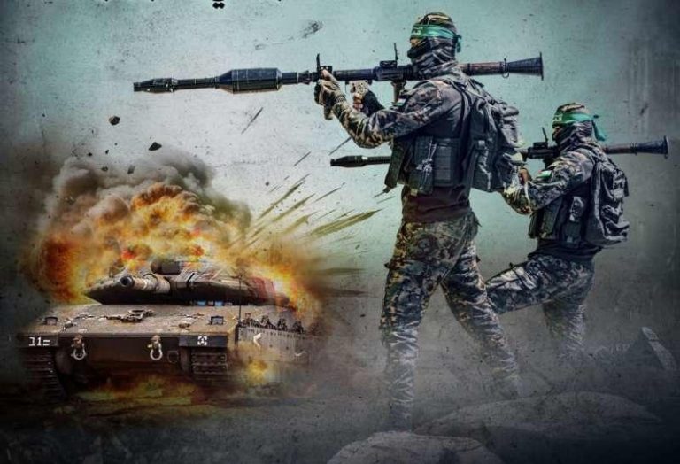 كتائب القسام تفجر عبوة في دبابة ميركافا حولها جنود وتستهدف مجموعة الإنقاذ شمال القطاع