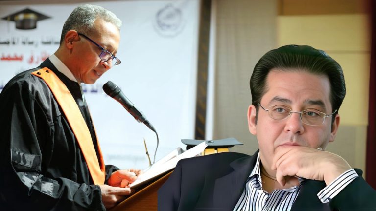 الدكتور أيمن نور يهنئ طارق العوضي بحصوله على درجة الماجستير في الذكاء الاصطناعي والعدالة الناجزة