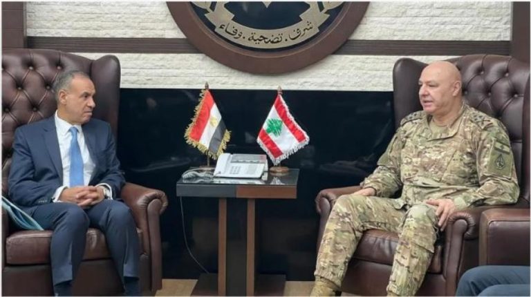 السفير جمال بيومي لـ”أخبار الغد”: دعم مصر للجيش اللبناني ومؤسسات الدولة ثابت ولن يتغير