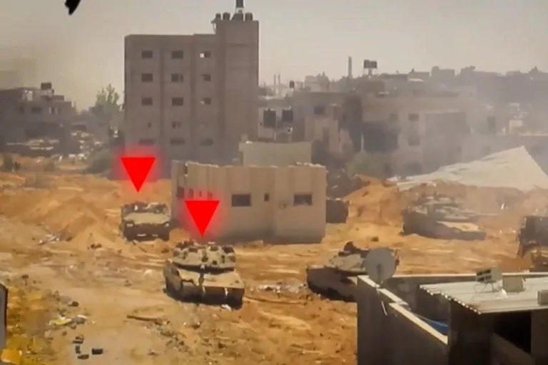 القسام تقنص 5 جنود وتستهدف دبابة في بيت لاهيا