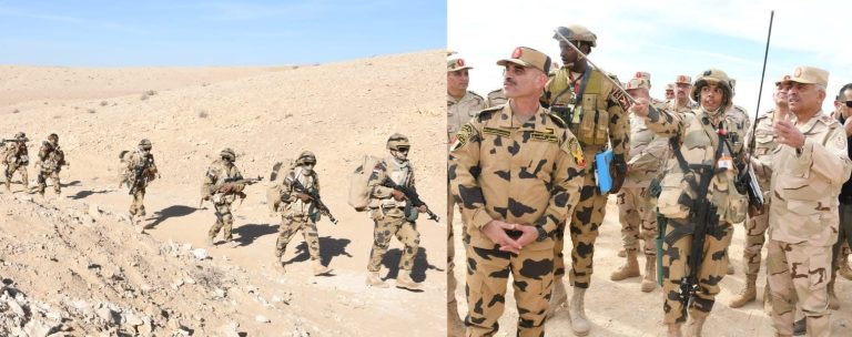 مصر..الجيش يجري تدريبات شرق قناة السويس