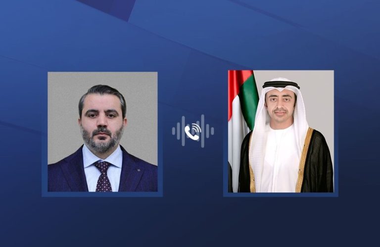 وزير خارجية الإمارات يجري اتصالا مع نظيره السوري ويؤكد على وحدة سوريا وسيادتها