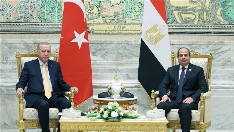 أردوغان والسيسي يبحثان العلاقات الثنائية والتطورات الإقليمية في القاهرة