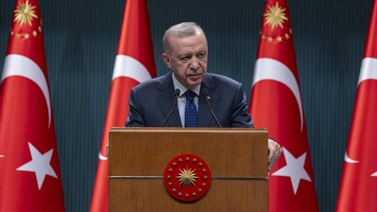 أردوغان: العدوان الإسرائيلي يسعى للتعتيم على ثورة السوريين وخنق آمالهم