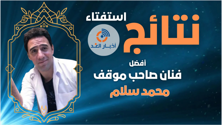محمد سلام يتصدر قائمة أفضل فنان صاحب موقف لعام 2024 في استفتاء أخبار الغد