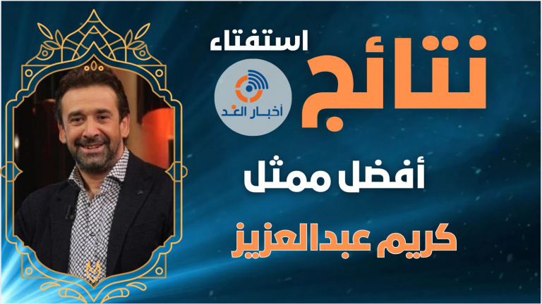 الفنان كريم عبدالعزيز يحصل على لقب أفضل ممثل لعام 2024 فى استفتاء اخبار الغد