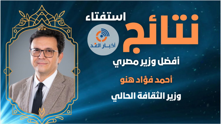أحمد فؤاد هنو يتصدر استفتاء “أفضل وزير مصري” لعام 2024 على موقع “أخبار الغد”