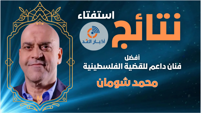 الفنان محمد شومان يتصدر استفتاء “أخبار الغد” كأفضل فنان داعم للقضية الفلسطينية لعام 2024