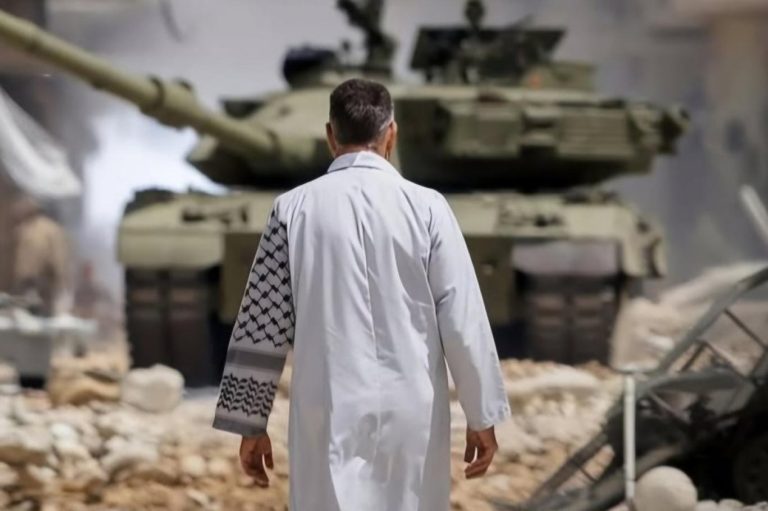 نشطاء إسرائيليون يتظاهرون للمطالبة بإطلاق سراح الطبيب الفلسطيني حسام أبو صفية
