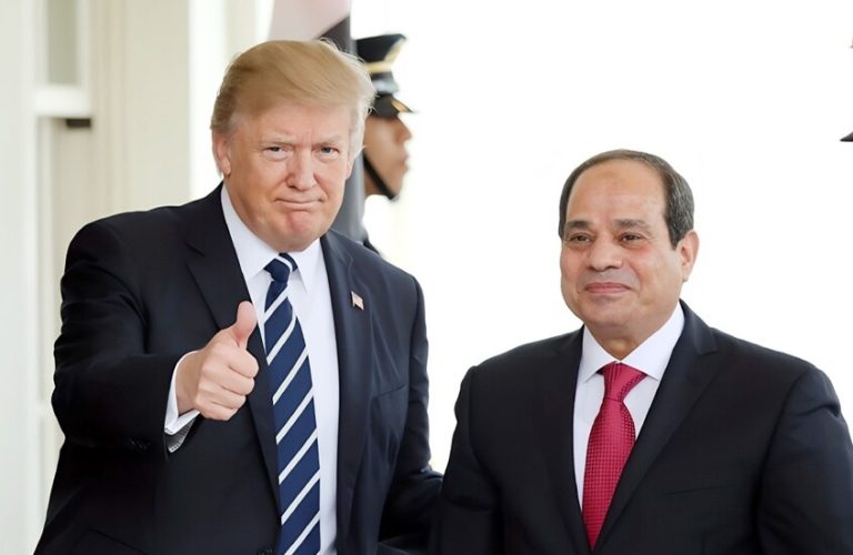 مصر تنفى حدوث اتصال هاتفي بين ترامب والسيسي