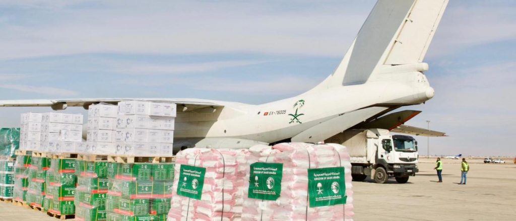 السعودية ترسل الطائرة الإغاثية الـ7 إلى دمشق