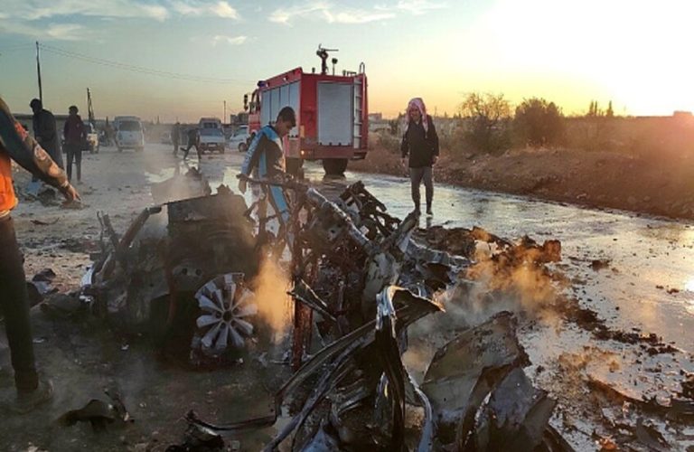 سوريا..قتلى وجرحى في تفجير سيارة مفخخة بمنبج جميعهم من النساء