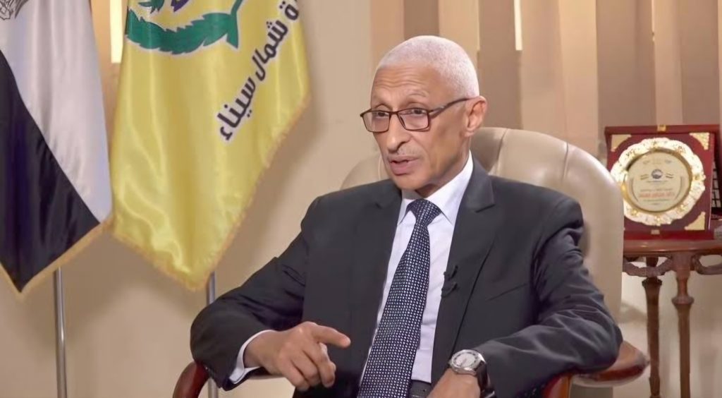 محافظ شمال سيناء يؤكد: مصر تستقبل 9 ملايين مهاجر ولا تمانع دخول الغزيين