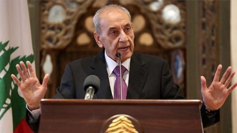 نبيه بري: تمادي إسرائيل في عدوانها يعرقل تعافي لبنان واستقراره