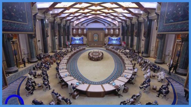 البيان الختامي لجامعة الدول العربية يدعم وحدة الأراضي الفلسطينية ويطالب بالوقف الفوري لإطلاق النار في غزة