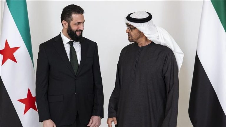 الرئيس السوري والإماراتي يتبادلان الرؤى لتعزيز العلاقات الإقليمية