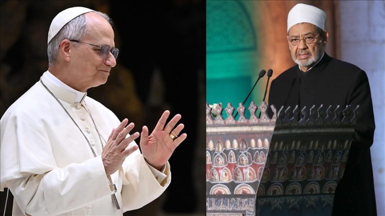 شيخ الأزهر وبابا الفاتيكان في أول لقاء رسمي: نداء مشترك لوقف النزاعات في غزة وأوكرانيا والسودان.
