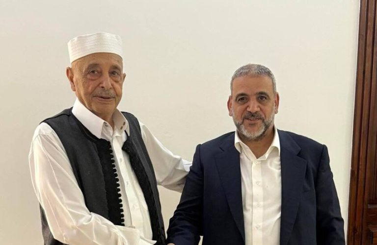 ليبيا.. عقيلة صالح يسلم المشري تزكيات مرشحي رئاسة الحكومة
