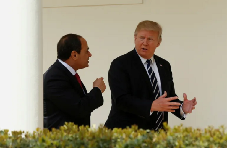 ترامب: المياه مصدر الحياة بالنسبة لمصر..ولا أعرف لماذا مولنا سد النهضة