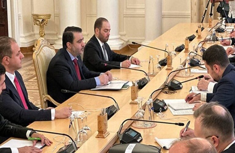 سانا: بوتين يستقبل الشيباني والوفد المرافق في الكرملين