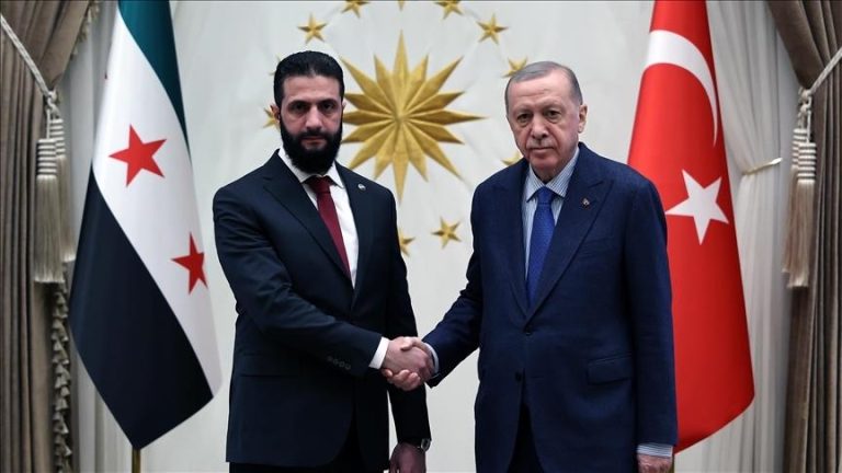 أردوغان والشرع يناقشان تطورات الأوضاع في سوريا بعد الهجمات الإسرائيلية