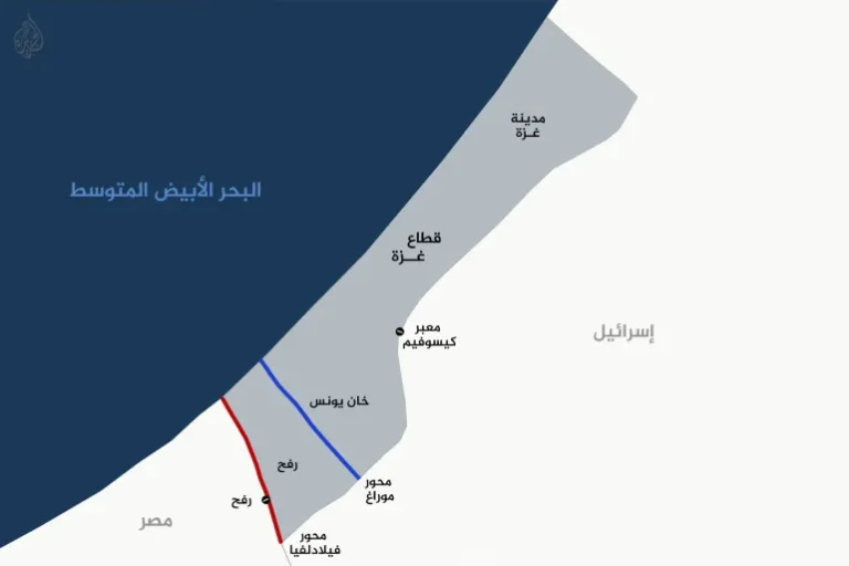 خريطة “إعادة التموضع” الإسرائيلية تكشف نوايا تهجير جماعي في غزة وتُبقي على احتلال رفح بالكامل